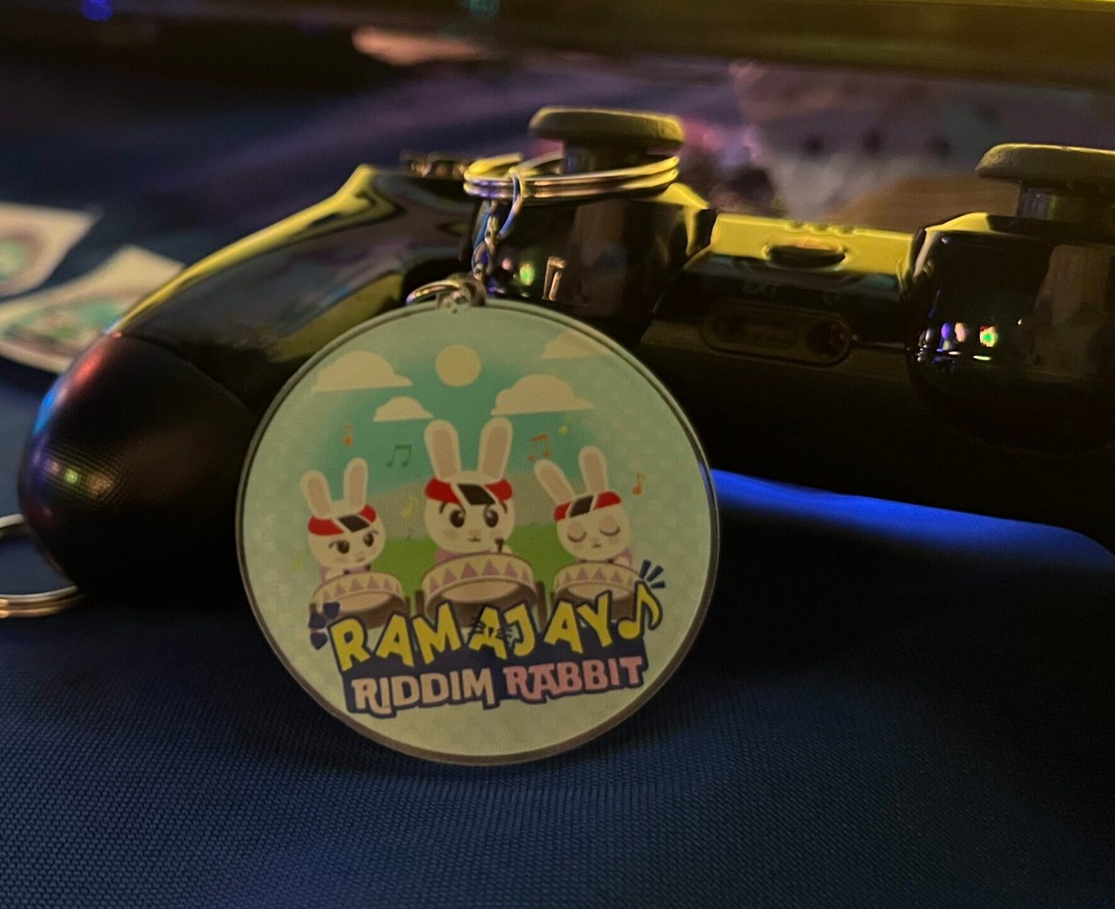 Riddim Rabbit Classic Keychain - Image 2