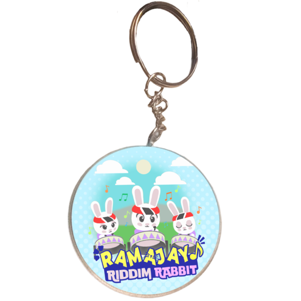 Riddim Rabbit Classic Keychain