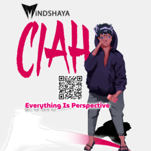 Mindshaya Stickers - Ciah Character 'Casual Look' (3 Varied Sizes)