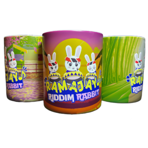 Riddim Rabbit (3) Magic Mugs Sunrise Collection