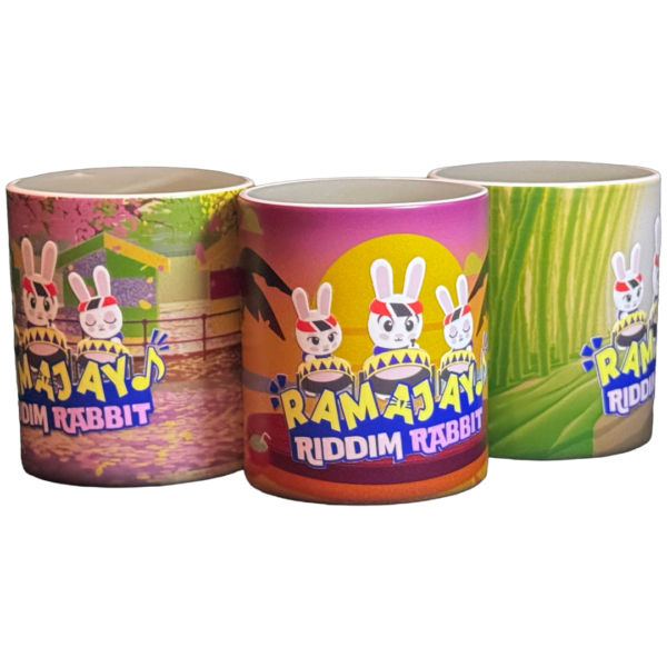 Riddim Rabbit (3) Magic Mugs Sunrise Collection